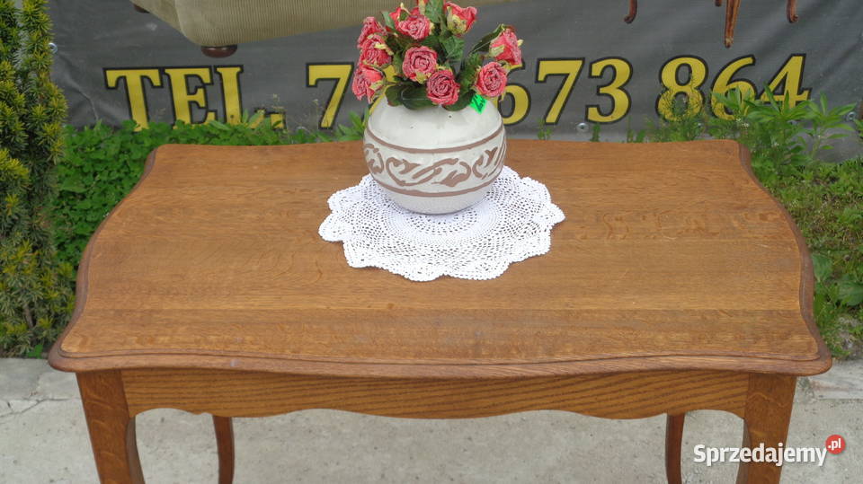 stolik ludwikowski z giętymi nogami Pozostałe Mielnica Duża