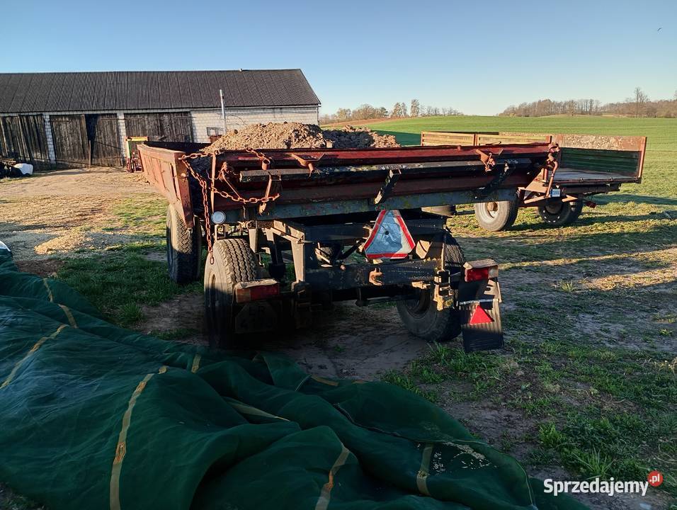 Przyczepa wywrotka hl 6011 platforma nieuszkodzony podlaskie Sejny