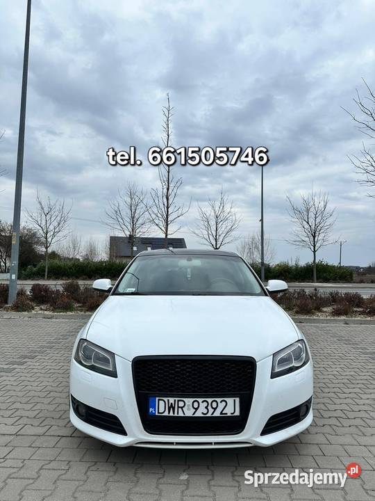 Audi a3 8p 20 białe dolnośląskie Kobierzyce sprzedam