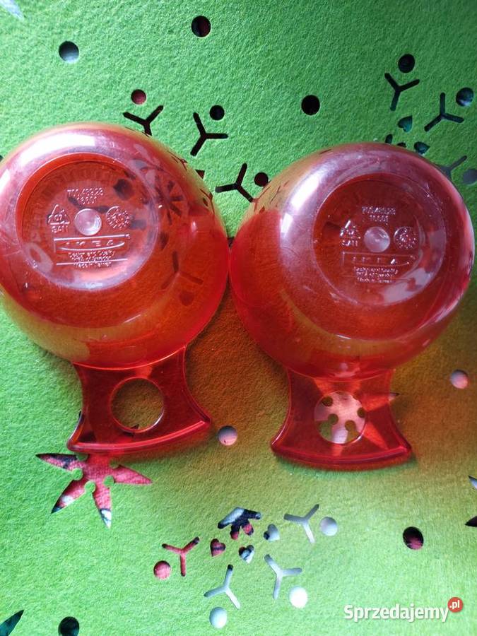 Miseczki tworzywo Ikea czerwone 2 Nowe