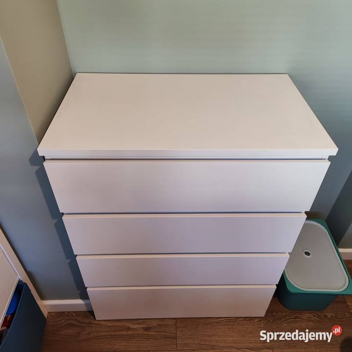 IKEA MALM Komoda 4 szuflady BIAŁA 80x100 wielkopolskie