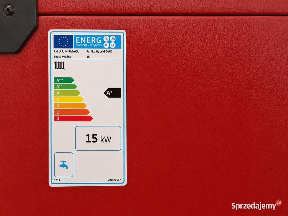 Kocioł piec co na pellet drewno 15kW do 160m2 sprzedam