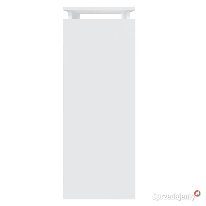 Stolik konsolowy biały 80x30x80 materiał Warszawa