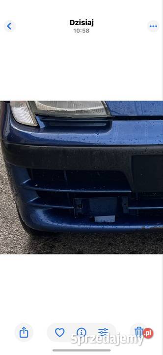 Zderzak seicento pod halogeny oryginalny Rok produkcji 2000 śląskie Święta Anna