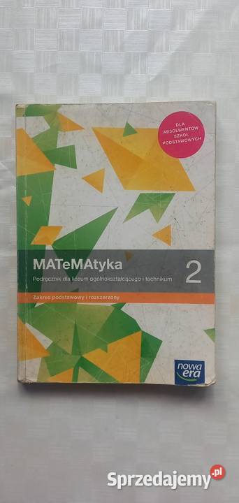 Matematyka 2 podręcznik liceum i technikum mazowieckie sprzedam