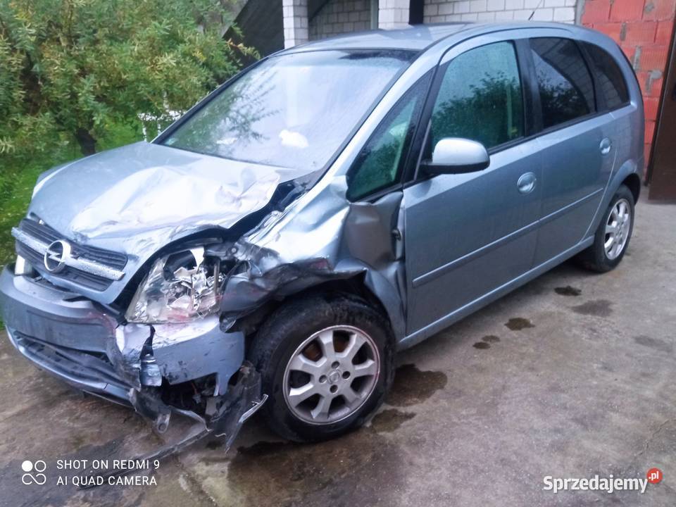 Uszkodzony Opel Meriva A 18 16V Gaz Kod Lakieru uszkodzony Czarnocin