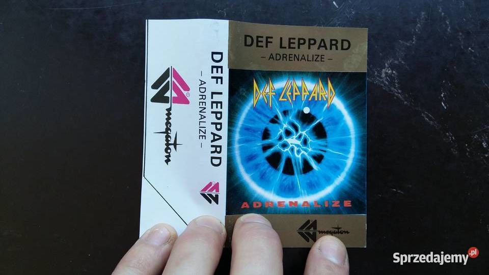 Kaseta magnetofonowa Def Leppard Adrenalize Wyd podlaskie Siemiatycze