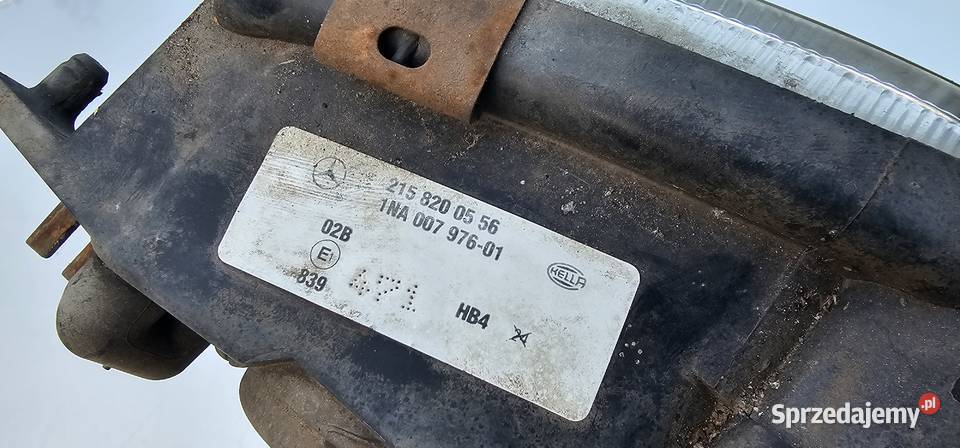 Halogen lewy przód mercedes w203 coupe wielkopolskie Zbąszyń