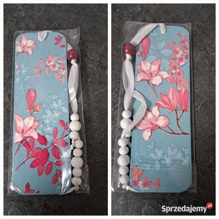 Zakładka do książki kwiaty hand made Kędzierzyn-Koźle