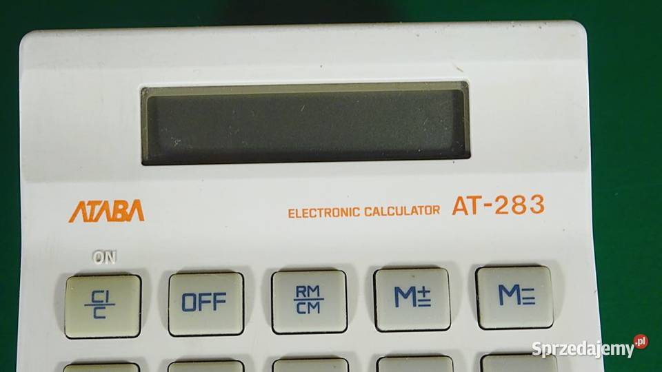 Kalk ATABA AT283 proste funkcje arytmet x M Chorzów