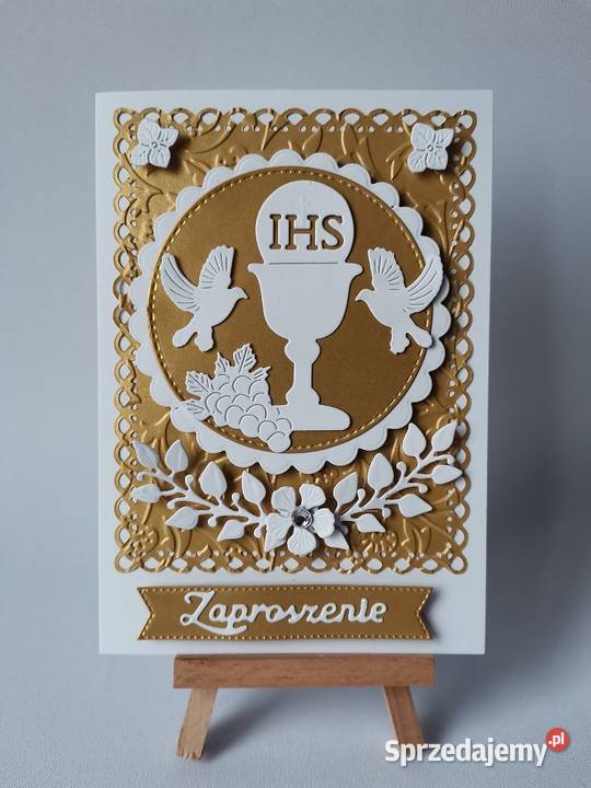 ZAPROSZENIA KOMUNIA UNIWERSALNE KIELICH Z wielkopolskie Poznań