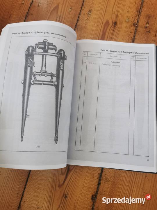 Katalog części Ersatzteilliste Zundapp KS 750 Militaria Lębork sprzedam