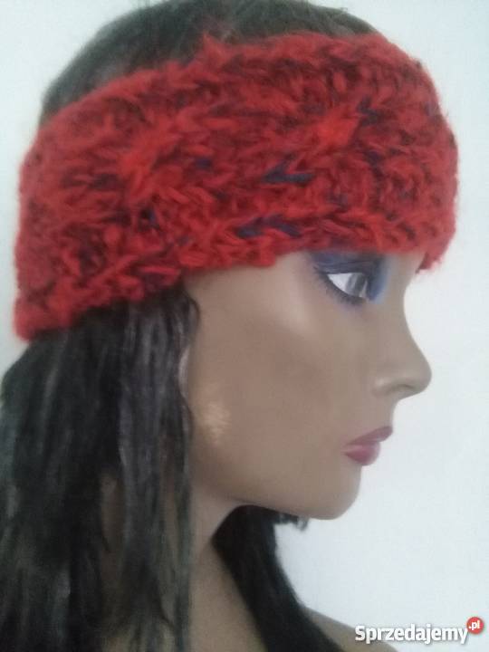 opaska handmade na głowę włosy uszy czapka Gdynia