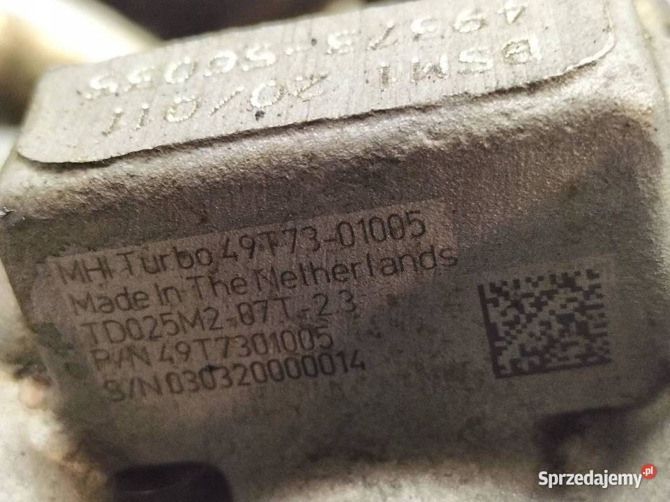 TURBOSPRĘŻARKA 49T7301005 14 TSI Audi A3 II Turbosprężarki świętokrzyskie