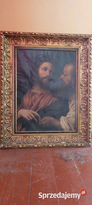 Grosz czynszowy obraz olejny Leszno