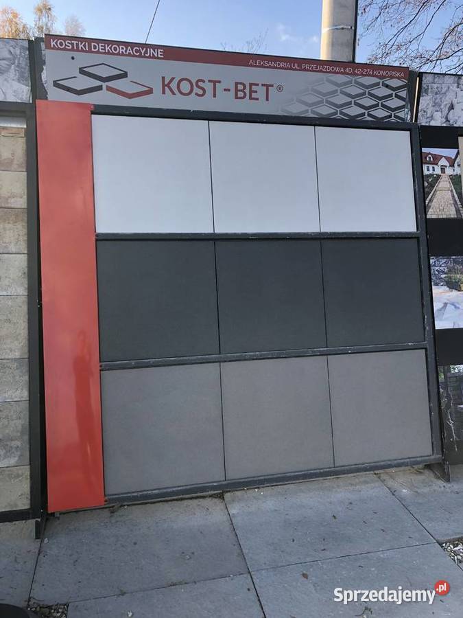 KOSTBET SIERADZ kostka brukowa projekt kostki łódzkie