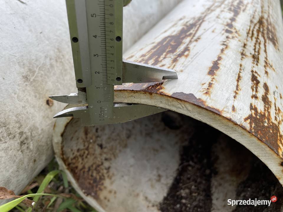 Rura stalowa grubość ścianki 10 mm dł 6 m Łazy