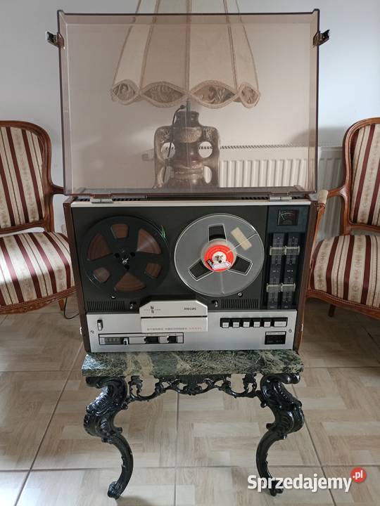 Magnetofon Szpulowy PHILIPS N4414 Hi Fi Vintage Drawski Młyn