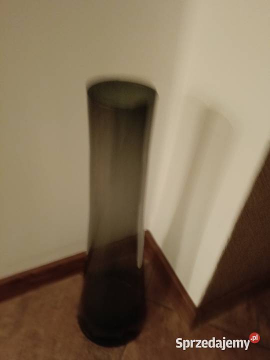 Wazon szklany ciężki dymiony Lipno