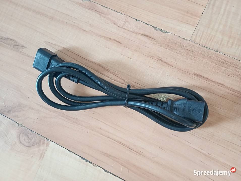 kabel przedłużacz zasilacz PC i inne czarny Szczecin