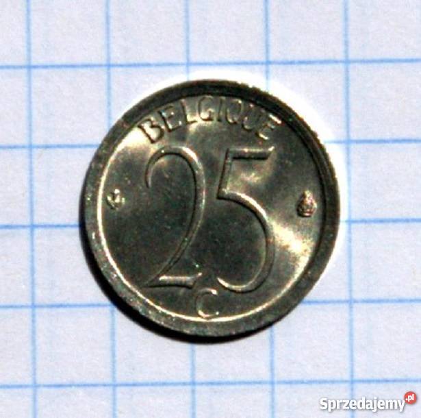 25 CENTYMÓW 1973 BELGIA lubelskie Piszczac