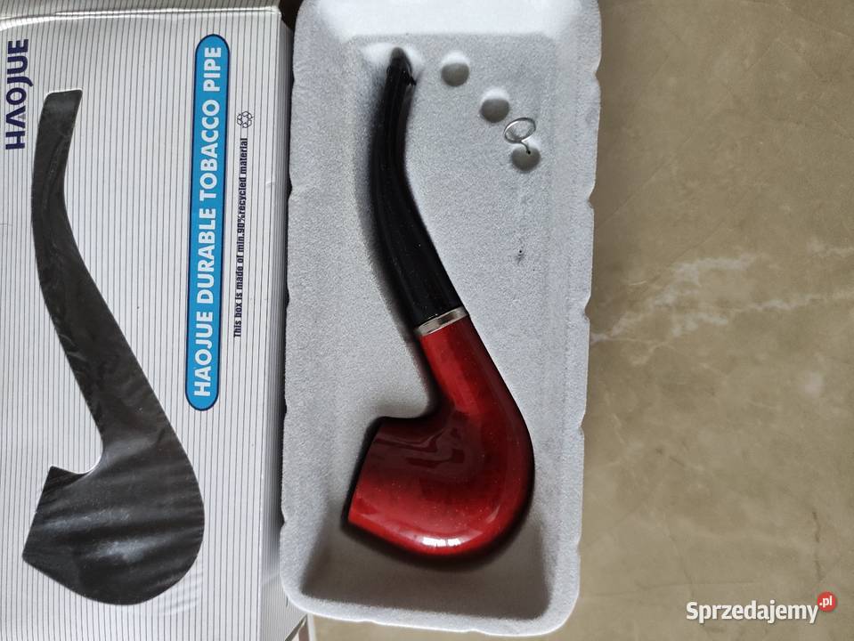 Trwała fajka tytoniowa nowa w oryginalnym Janów Lubelski