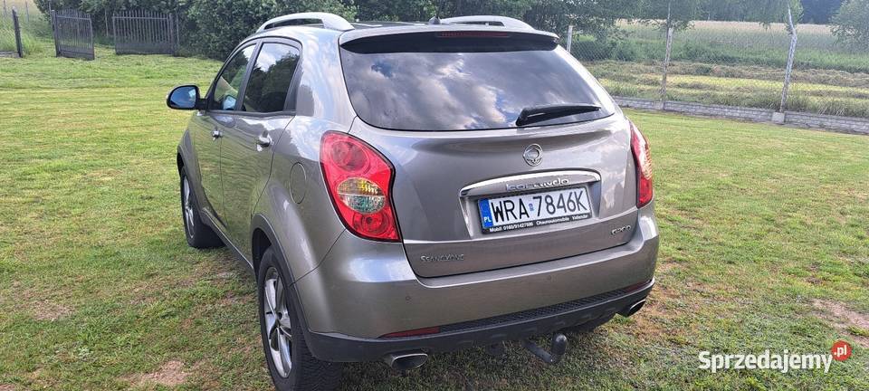 SSANGYONG KORANDO 20 BENZYNA 2013r SAPHIRE 135 isofix Niemianowice sprzedam