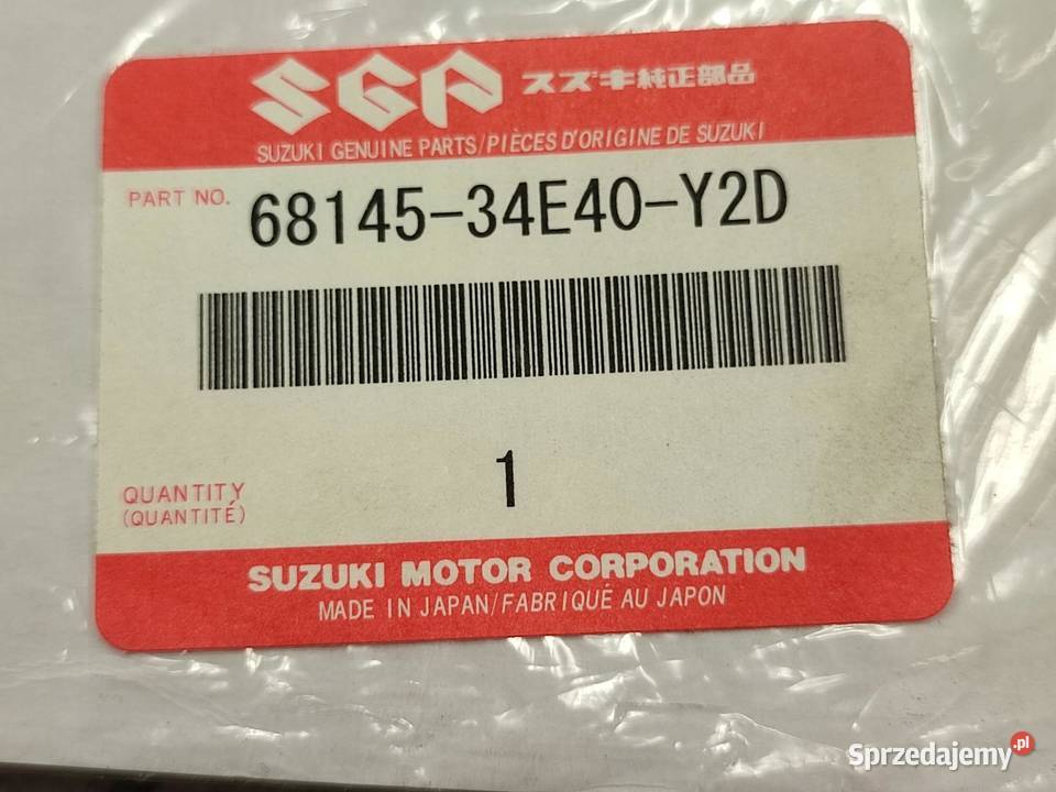 NAKLEJKA NA ZADUPEK LEWA STR SUZUKI GSX R600 lubelskie