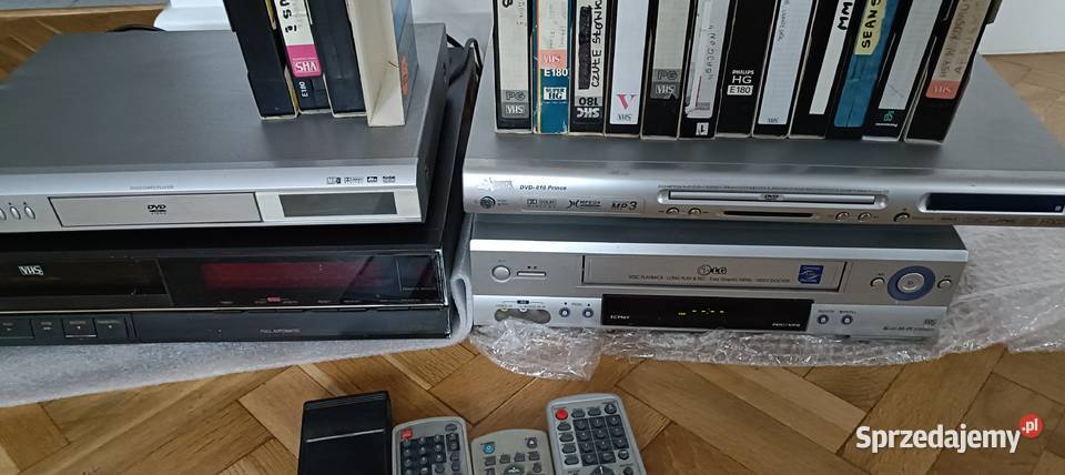 2 Magnetowid LG i GoldStar i 2 DVD kolekcjonera Warszawa sprzedam