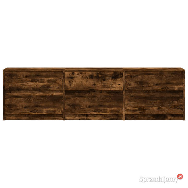 Szafka pod TV z LED przydymiony dąb 180x34x50 Warszawa