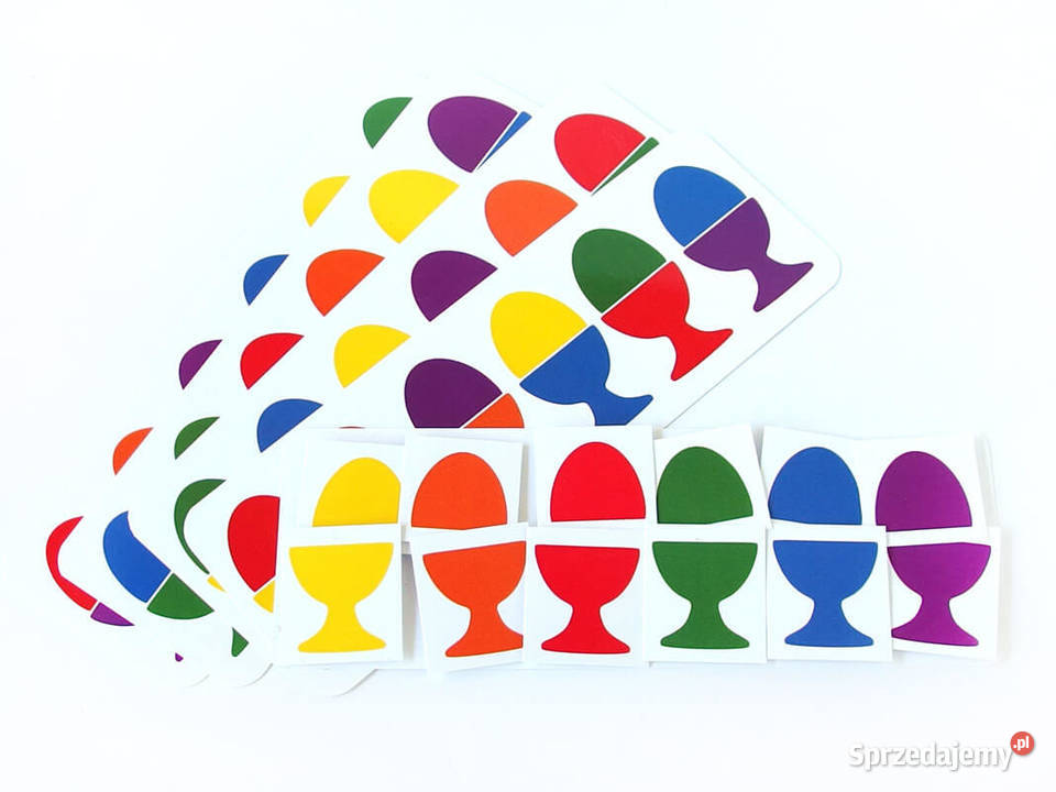 Sorter jajka układanka lewopółkulowa karty pracy
