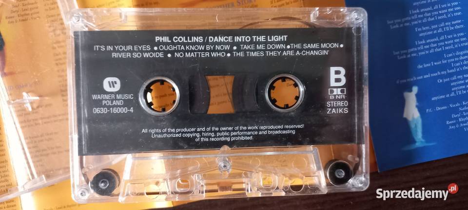 Phil Collins Dance Into The Light Warner Polton Elbląg