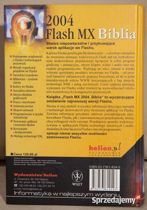 Flash MX 2004 Biblia Robert Reinhardt Snow Dowd Gdańsk