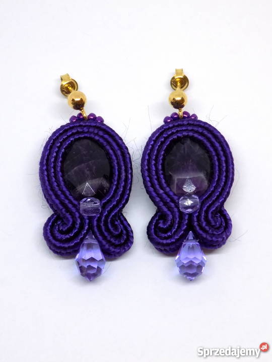 FIOLETOWE OMEGI Z AMETYSTEM SUTASZ Warszawa