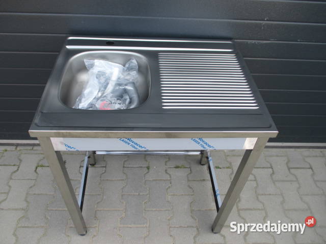 Zlew Gastronomiczny 1 Komorowy Z Półką 806085 Ostrów Wielkopolski