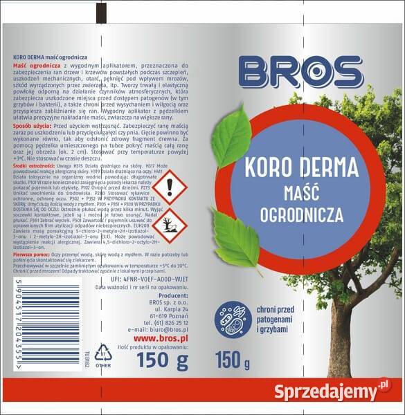 KoroDerma maść ogrodnicza z aplikatorem 350g