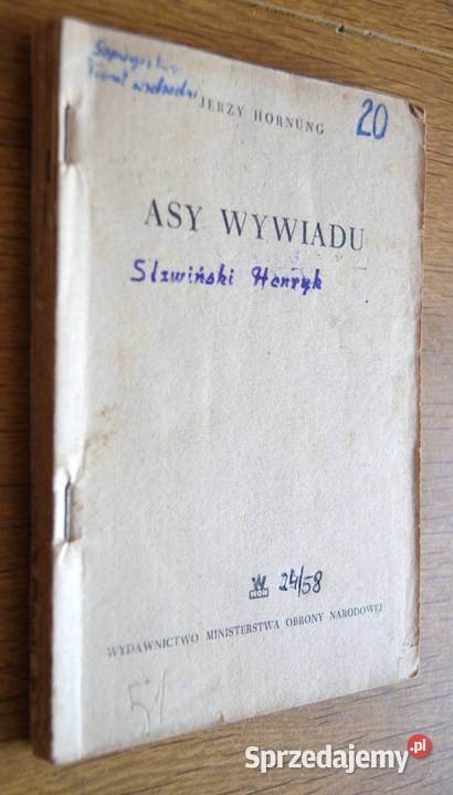 Żółty Tygrys Asy wywiadu 1958 historyczne Parczew