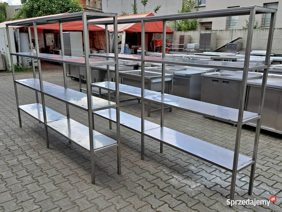 REGAŁ GASTRO DUŻY 4 PÓŁKI 26838180 MN Nowe Skalmierzyce