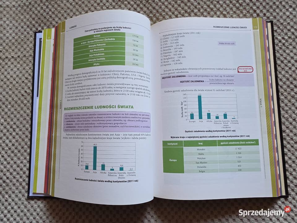 MATURA geografia vademecum kompendium, repetytorium, opracowanie Kraków