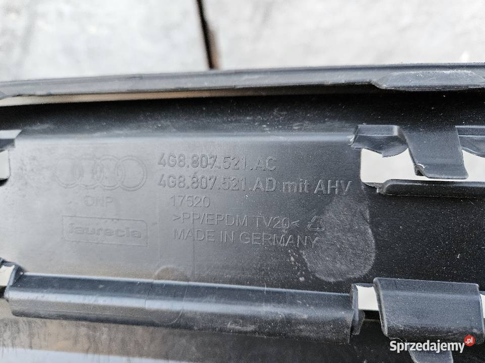 AUDI A7 4G8 DYFUZOR SPOILER ZDERZAKA TYŁ Międzychód sprzedam