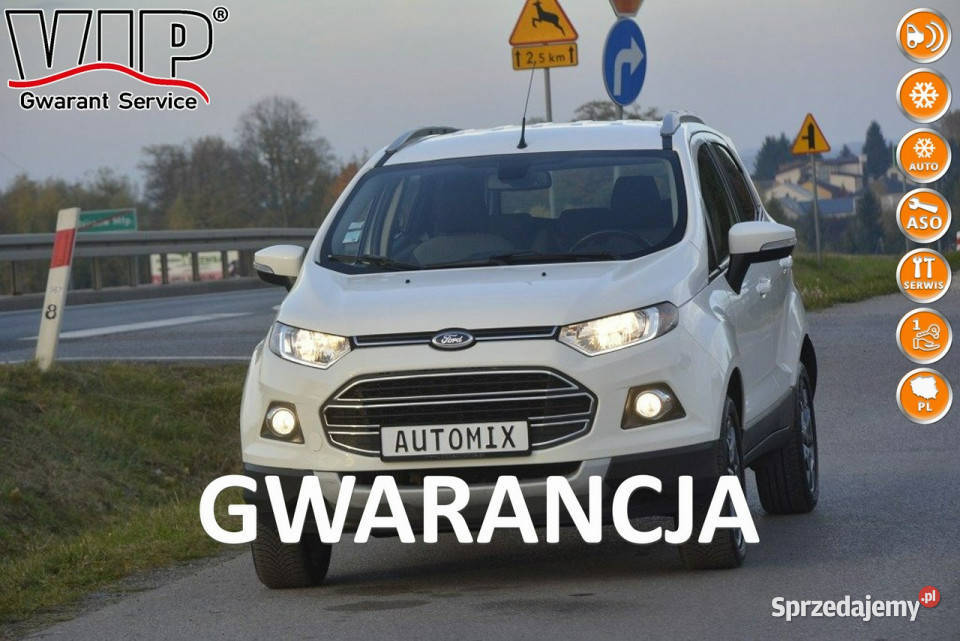 Ford EcoSport 1.5TDCi doinwestowany gwarancja przebiegu bezwypadkowy manua…