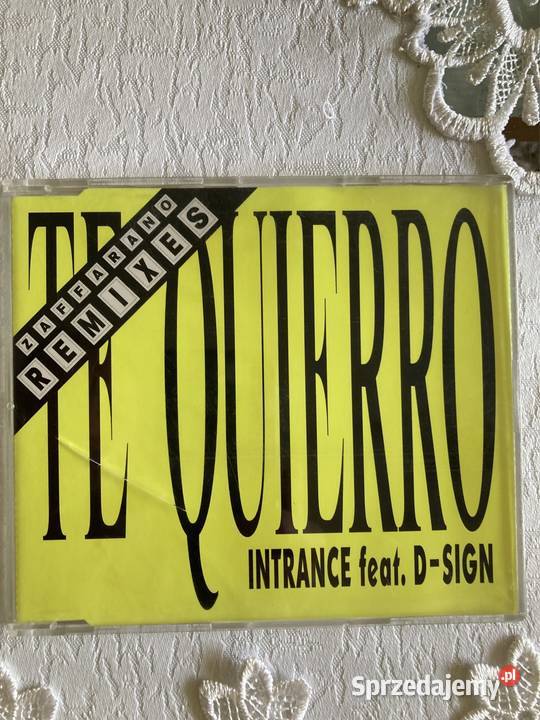 Płyta CD Remixes Intrance feat DSign Te Quierro Płyty i kasety Czerwionka-Leszczyny sprzedam