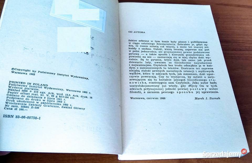 Filozofia dialektyka rzeczywistość Marek J Podręczniki Gdańsk