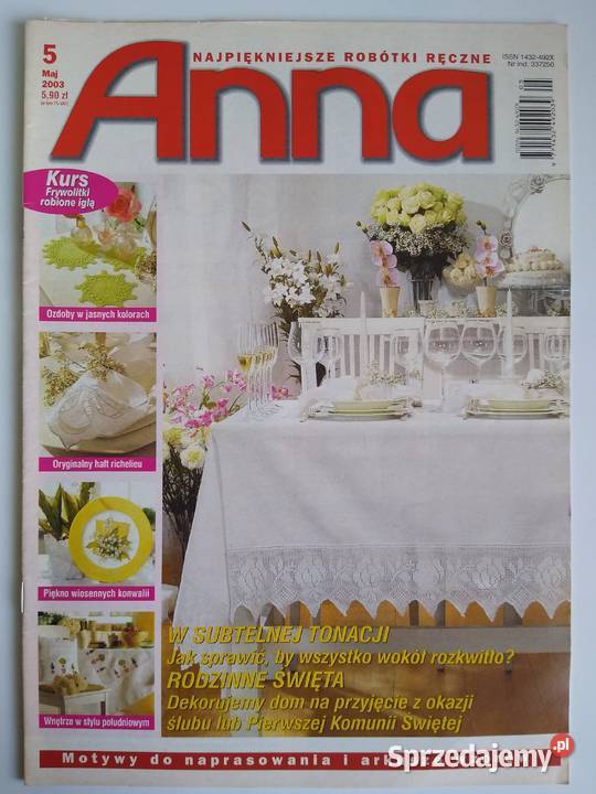 ANNA najpiękniejsze robótki ręczne 52003 pomorskie sprzedam