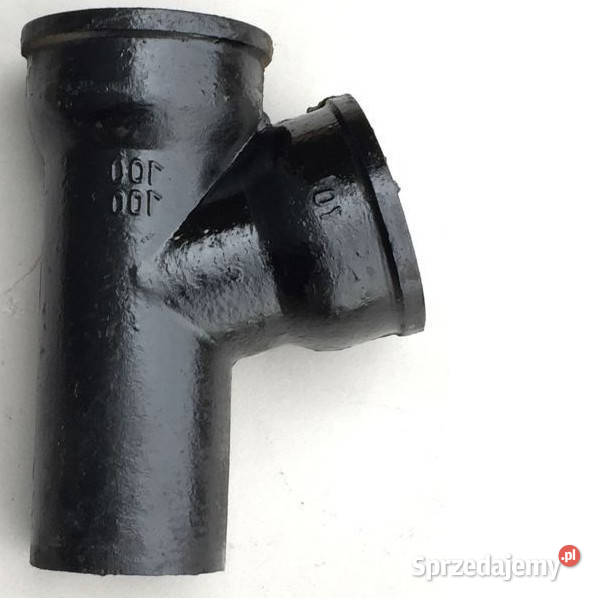 Trójnik żeliwny DN 100 100 70 stopni kielichowe Pozostałe Białogard