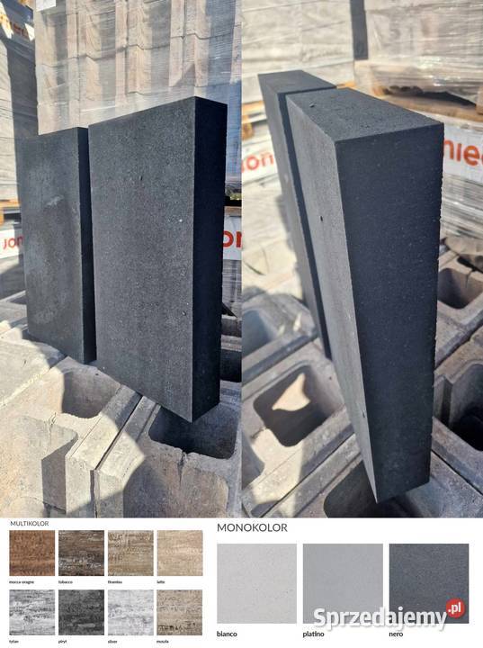 Palisada gładka betonowa Forbet Lineage 50x25x8 Gorzyce