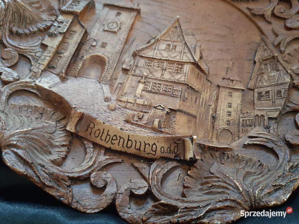 Płaskorzeźba z drewna zachodniopomorskie Stargard