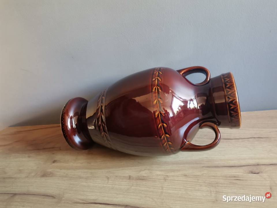 Stary duży wielki wazon porcelit Pruszków design śląskie