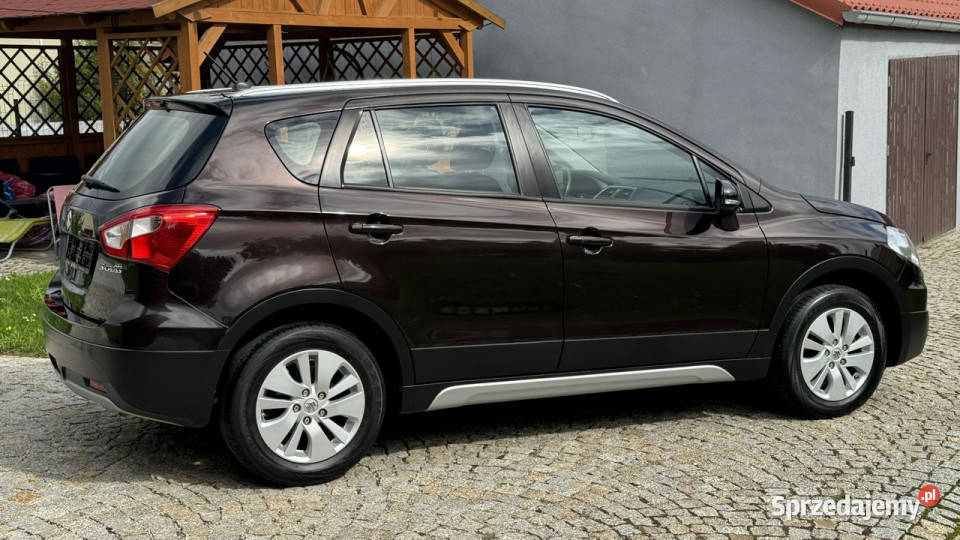 Suzuki SX4 SCross 16 Benz 120 SCROSS z Niemiec brązowy dolnośląskie Strzegom sprzedam