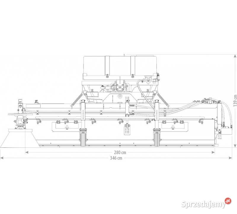 ZAMIATARKA MAXI TANK BRUSH HYDRO 230 280 układ łódzkie Kutno
